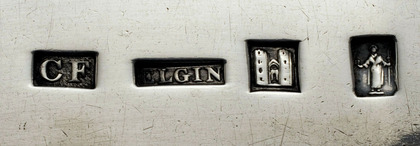 Scottish Provincial Silver Soup Ladle - Elgin